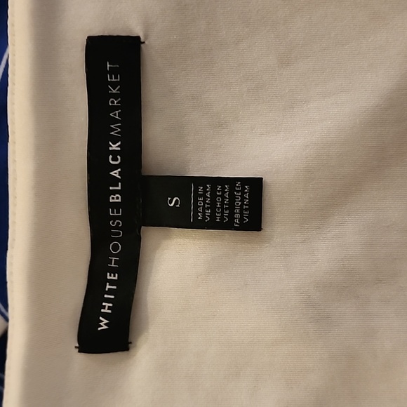 WHBM Sleeveless Abstract Print Lined Shell - Picture 6 of 6